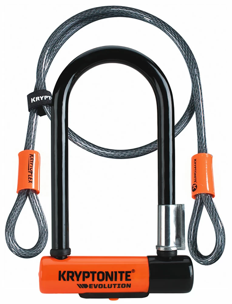 Kryptonite Evolution™ Mini-7 New-U U-lock Avec KryptoFlex 3 Kryptonite Evolution™ Mini-7 New-U U-lock Avec KryptoFlex