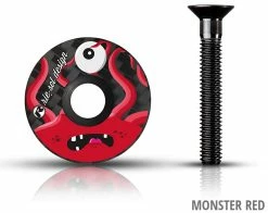 Rie:sel Design Stem:Cap - Capuchon Ahead -Vélo Soldes 04 StemCaps 0004 Monster Red artikel
