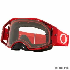 Oakley Airbrake MX Clear - Goggle -Vélo Soldes 0OO7046 7046A9 moto red