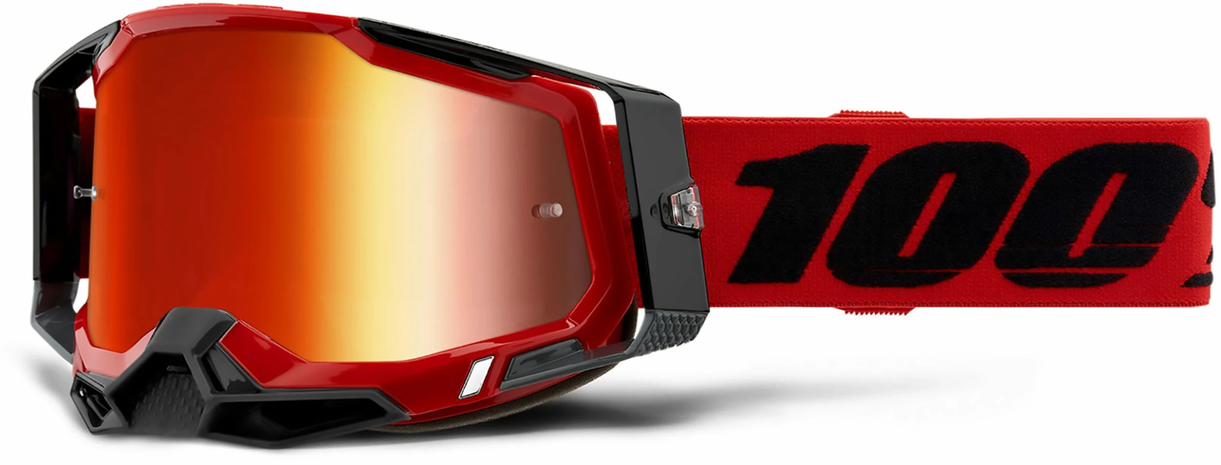 100% Racecraft 2 (Mirror Lens) Red - Lunettes De Soleil 3 100% Racecraft 2 (Mirror Lens) Red - Lunettes De Soleil