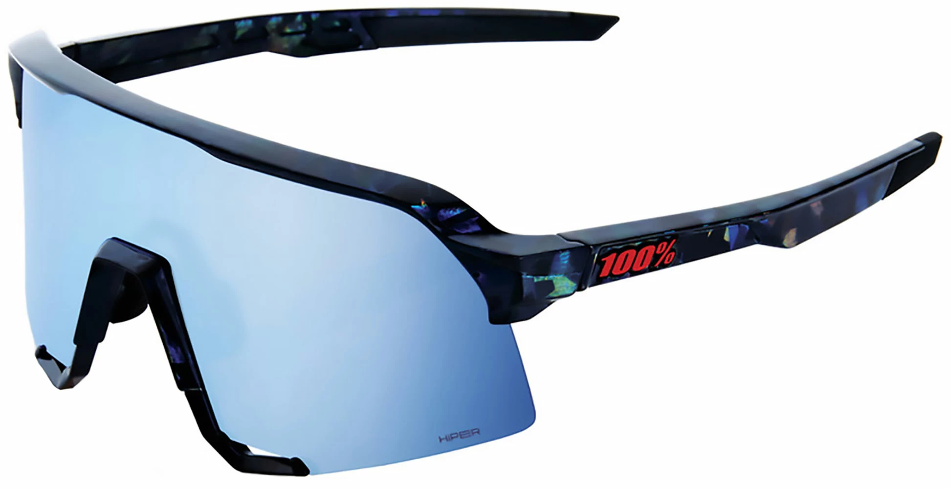 100% S3 (Hiper Blue Mirror Lens) - Lunettes De Sport 3 100% S3 (Hiper Blue Mirror Lens) - Lunettes De Sport