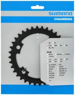 Shimano Plateau Pour FC-R7000 50/34 Dents -Vélo Soldes 105 FC R7000 34 schwarz Verpackung