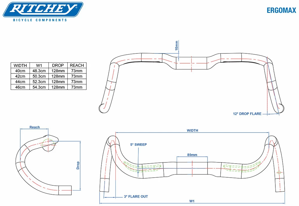 RITCHEY Guidon Comp ErgoMax 4 RITCHEY Guidon Comp ErgoMax – Image 2