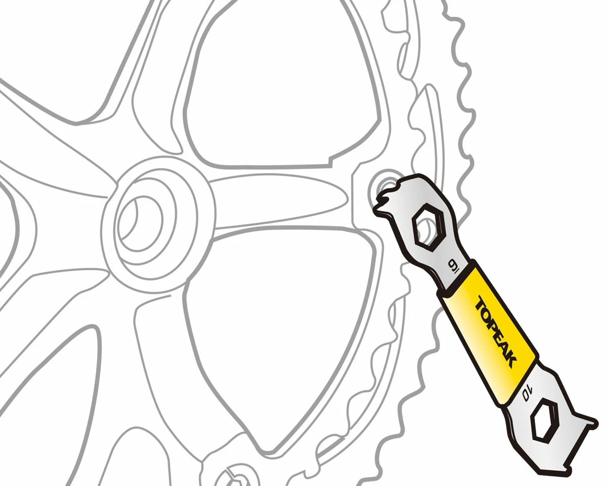 Topeak Chainring Nut Wrench Clé à Vis Pour Plateau De Chaîne 4 Topeak Chainring Nut Wrench Clé à Vis Pour Plateau De Chaîne – Image 2