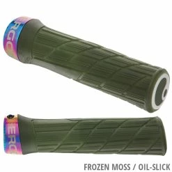 ERGON GE1 Evo Factory Slim VTT Enduro Grips 8 ERGON GE1 Evo Factory Slim VTT Enduro Grips -Vélo Soldes 1 Frozen Moss Oil Slick