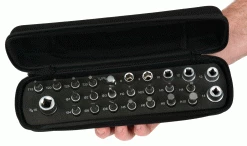 Radon Jeu De Clés à Cliquet Comp 1/4" Avec Embouts -Vélo Soldes 20044187 2 1