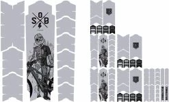 Unleazhed Unscratch Frame Film De Protection Pour Cadre - E-Bike Sons Of Battery Black Matt