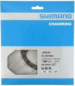 Shimano SLX SM-CRM70 11-speed Plateau Pour FC-M7000 34 Dents 9 Shimano SLX SM-CRM70 11-speed Plateau Pour FC-M7000 34 Dents -Vélo Soldes 239257 Shimano SLX 11 fach Kettenblatt SM CRM70 30 Zahne fur FC M7000 1 ISMCRM70A0 c