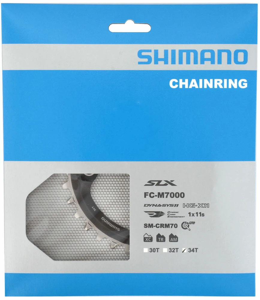 Shimano SLX SM-CRM70 11-speed Plateau Pour FC-M7000 34 Dents 6 Shimano SLX SM-CRM70 11-speed Plateau Pour FC-M7000 34 Dents – Image 4