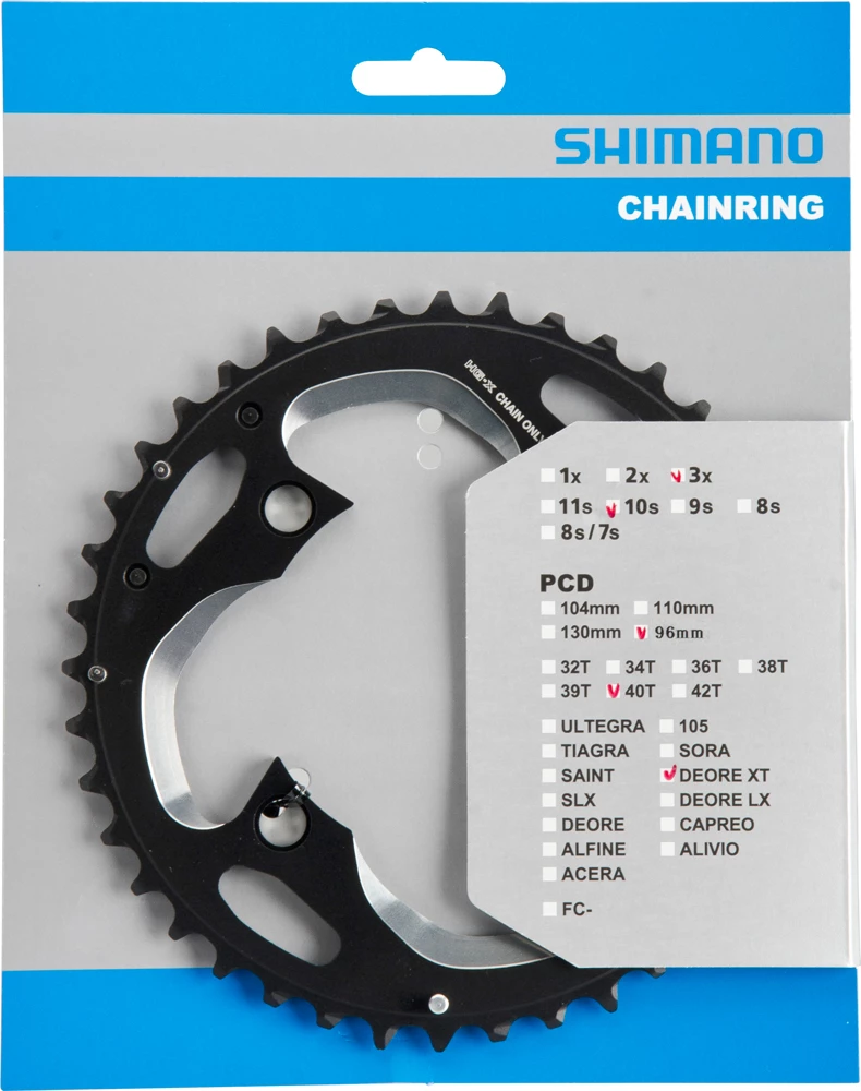 Shimano Plateau XT Pour FC-M782 40T (AN) 3 Shimano Plateau XT Pour FC-M782 40T (AN)