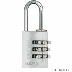Abus 145/20 B/DFNLI Serrure à Combinaison -Vélo Soldes 46628ABUS145 20B DFNLI Zahlenschloss colormetal