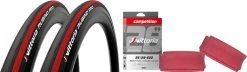 Vittoria Rubino Pro IV 25-622 G2.0 Set De 2 Pneus + Competition Latex 25/28