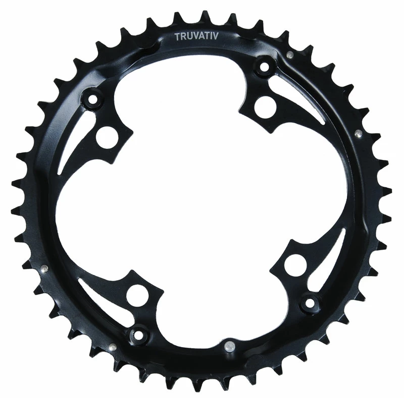 TRUVATIV Plateau VTT 42 D 104mm Acier Noir 3 TRUVATIV Plateau VTT 42 D 104mm Acier Noir
