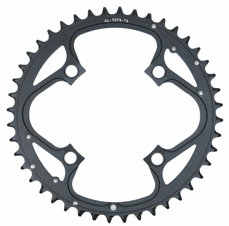 TRUVATIV Plateau MTB 44 D 104mm Aluminium Noir 3 TRUVATIV Plateau MTB 44 D 104mm Aluminium Noir