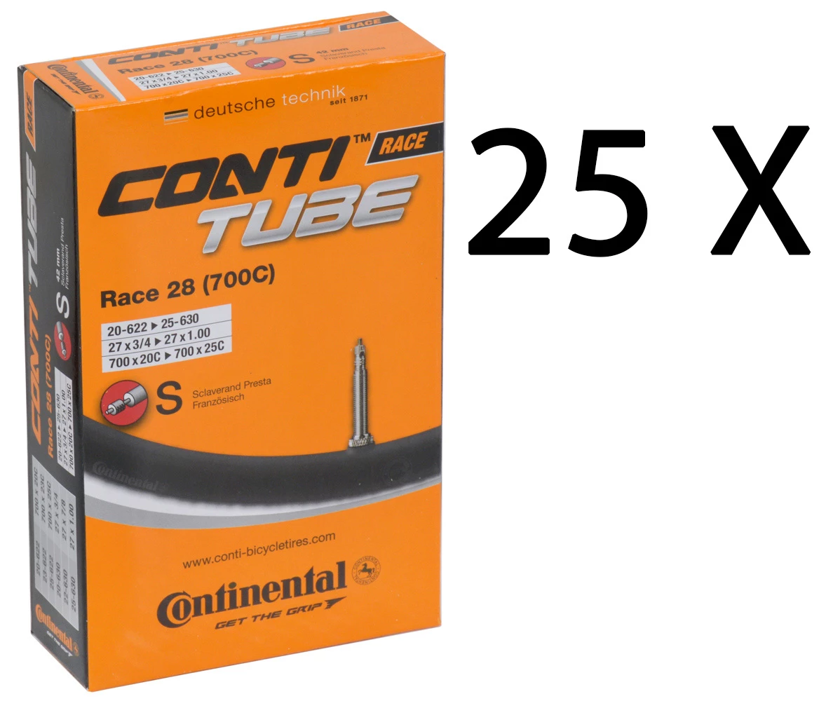 Continental Chambre à Air Race 28 (25 Pièces) 3 Continental Chambre à Air Race 28 (25 Pièces)