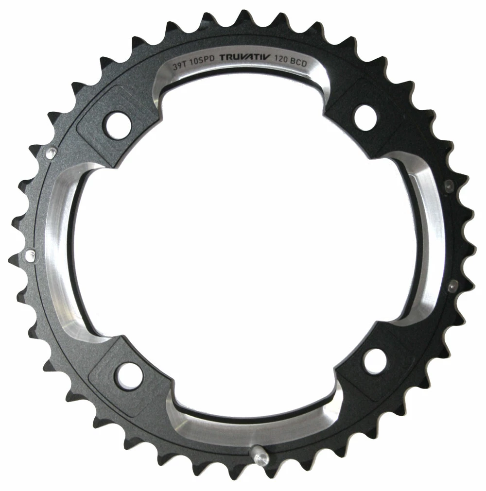 TRUVATIV Chainring MTB 39T 2x10 120mm GXP Black 3 TRUVATIV Chainring MTB 39T 2x10 120mm GXP Black