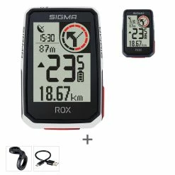 SIGMA ROX 2.0 Compteur Velo GPS Top Mount Set