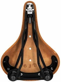 BROOKS Selle Flyer Short -Vélo Soldes 831273005191BrooksFlyerShortSattelB396DA07203HONEY 4