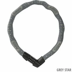 Abus Coffre-fort 1385/75 Serrure à Chaîne -Vélo Soldes 88010 1385 75 GREY STARS RET 3