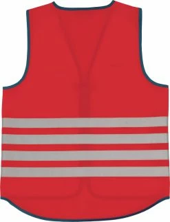 Abus Lumino Day Vest - Gilet De Conduite De Jour -Vélo Soldes ABUSLuminoDayVestWarnweste back