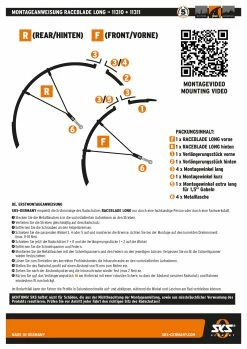 SKS Germany Kit De Garde-boue Raceblade Long Noir -Vélo Soldes AB bedienungsanleitung RACEBLADE LONG 2