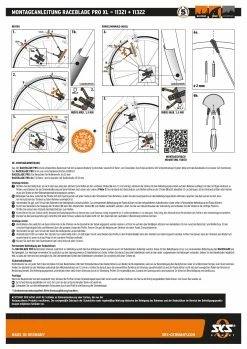 SKS Germany Kit De Garde-boue Raceblade Pro XL Black Matt 7 SKS Germany Kit De Garde-boue Raceblade Pro XL Black Matt -Vélo Soldes AB bedienungsanleitung RACEBLADE PRO XLhziaeX59nOwme