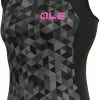 ALE Triangles - Women's Sleeveless Jersey -Vélo Soldes Ale Triangles Damen Trikot aermellos L21112401 01 1