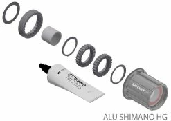 Dt-swiss Kit De Mise à Niveau Ratchet LN Pour Corps De Roue Libre 13 Dt-swiss Kit De Mise à Niveau Ratchet LN Pour Corps De Roue Libre -Vélo Soldes Alu Shimano HG