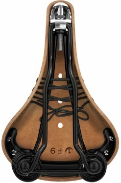 BROOKS Selle Pour Hommes Flyer Softened -Vélo Soldes B396HPLA07210BrooksFlyerSoftenedHerrenSattelDarkTan 4TjLae4Ln5aYEm