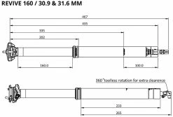 BikeYoke Tige De Selle Revive 2.0 31,6 Vario -Vélo Soldes BikeYoke Ma C3 9Fe Revive1609kDAn6WIMut2N