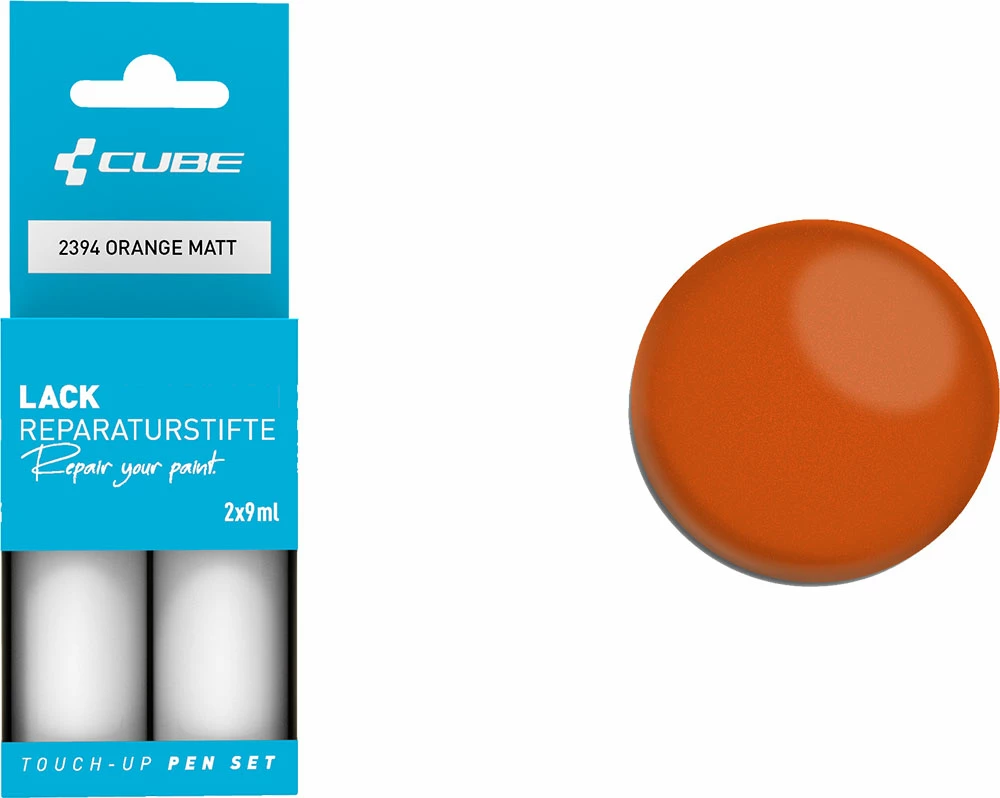 Cube Kit De Réparation Peinture ORANGE Matt 3 Cube Kit De Réparation Peinture ORANGE Matt
