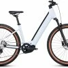 Cube Reaction Hybrid Pro 500 Easy Entry Flashwhite´n´black -Vélo Soldes CUBE Reaction Hybrid Pro 500 Easy Entry flashwhite n black 634111 1