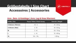 Castelli UPF 50+ Light - Arm Warmers -Vélo Soldes Castelli Groessentabelle AccessoiresUyT4nn9ZyabDS 3