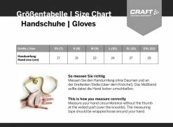 Craft Hybrid Weather - Winter Gloves 5 Craft Hybrid Weather - Winter Gloves -Vélo Soldes Craft Groessentabelle Handschuhe01IWRbXws509V 2