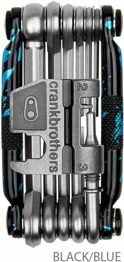 Crankbrothers Multi-17 Multitool Splatter Limited Edition -Vélo Soldes CrankBrothers M17 Splatter Limited Edition 16682CB black blue
