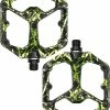 Crankbrothers Pédales à Plateforme Stamp 7 Splatter Limited Edition -Vélo Soldes CrankBrothers Stamp 7 SMALL SPLATTER GREEN