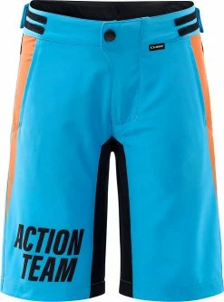 Cube Junior X Actionteam - Kid's MTB Shorts With Liner Shorts