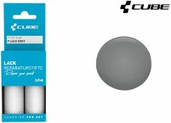 Cube Set De Stylos De Réparation De Peinture FLASH GREY -Vélo Soldes Cube Lackreparaturstift Set FLASH GREY 2123
