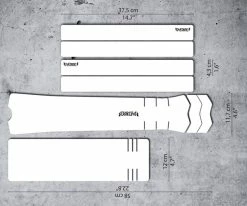 Dyedbro Kit De Protection Du Cadre D'E-Bike Transparent