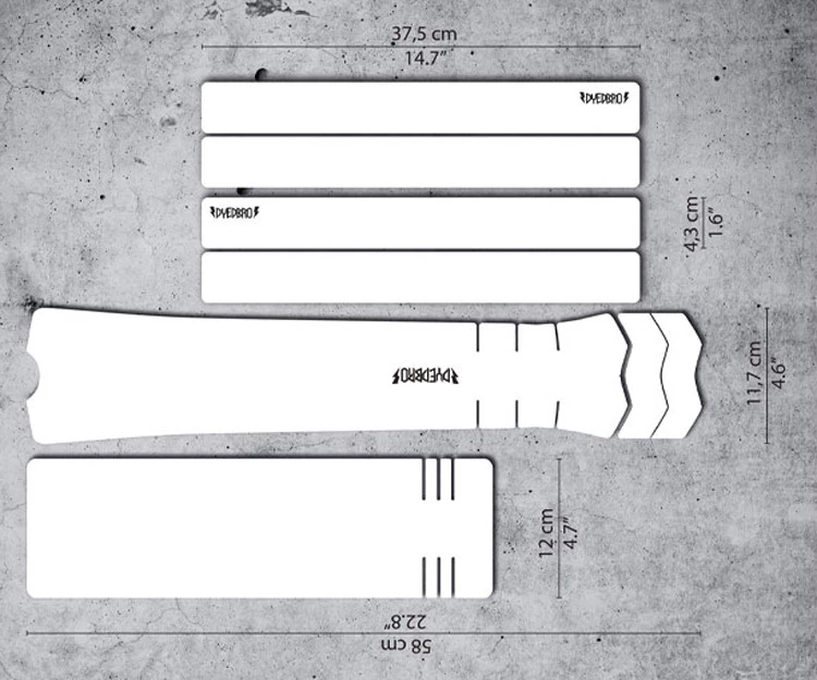 Dyedbro Kit De Protection Du Cadre D'E-Bike Transparent 3 Dyedbro Kit De Protection Du Cadre D'E-Bike Transparent