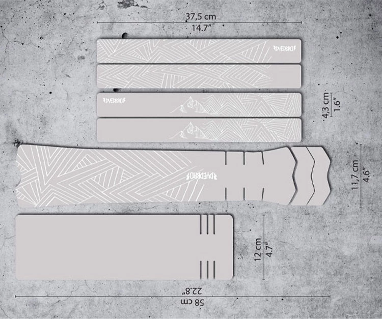 Dyedbro Kit De Protection Du Cadre De Vélo électrique Stay Free 8 Dyedbro Kit De Protection Du Cadre De Vélo électrique Stay Free – Image 6