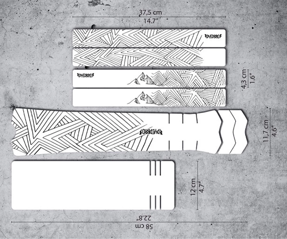 Dyedbro Kit De Protection Du Cadre De Vélo électrique Stay Free 3 Dyedbro Kit De Protection Du Cadre De Vélo électrique Stay Free