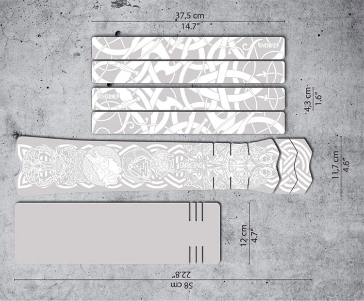Dyedbro Kit De Protection Du Cadre De L'E-Bike Viking 8 Dyedbro Kit De Protection Du Cadre De L'E-Bike Viking – Image 6