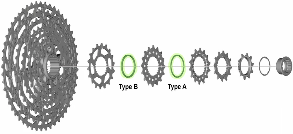 Shimano Bague D'espacement Pour CS-M7100/M8100 5 Shimano Bague D'espacement Pour CS-M7100/M8100 – Image 3