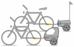 Weber Accouplement EH Système De Béquilles Hebie -Vélo Soldes EH Kupplung Hebie Standersystem KU 02 000 12 04 1