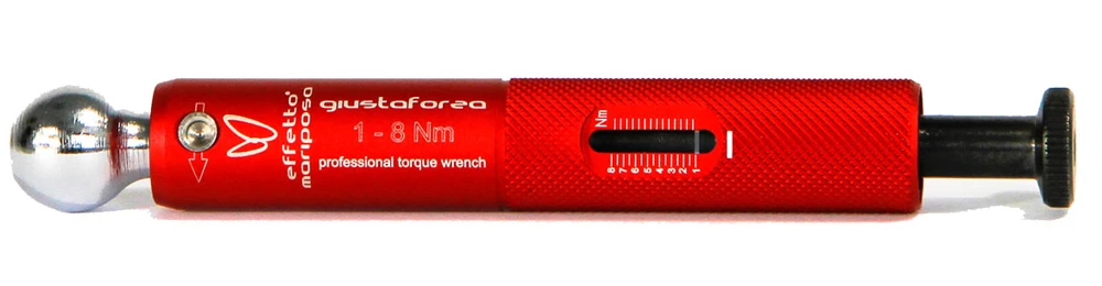 Effetto Mariposa Giustaforza Deluxe Clé Dynamométrique Nm 1-8 Avec Jeu D'embouts 6 Effetto Mariposa Giustaforza Deluxe Clé Dynamométrique Nm 1-8 Avec Jeu D'embouts – Image 4