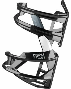 Elite PRISM GAUCHE Porte-bouteilles -Vélo Soldes Elite Prism Rechts black white glossy