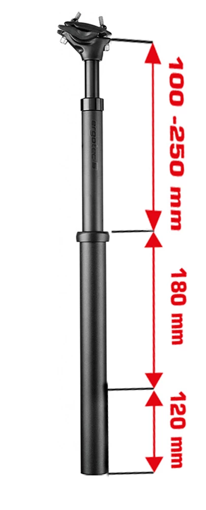 Ergotec Tige De Selle SP-10.0 Vario 550 Vario 4 Ergotec Tige De Selle SP-10.0 Vario 550 Vario – Image 2