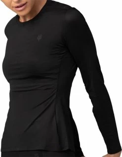 FOX HEAD Tecbase - Maillot De Corps Fonctionnel à Manches Longues Pour Femmes -Vélo Soldes FOXHead Tecbase DamenFunktionsunterhemdlangarm 30307 001 14
