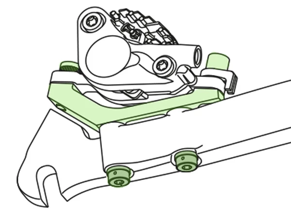 Shimano SM-MA-R140P/D Adaptateur Post-Mount à Flat-Mount Pour Rotor Arrière De 140mm 5 Shimano SM-MA-R140P/D Adaptateur Post-Mount à Flat-Mount Pour Rotor Arrière De 140mm – Image 3